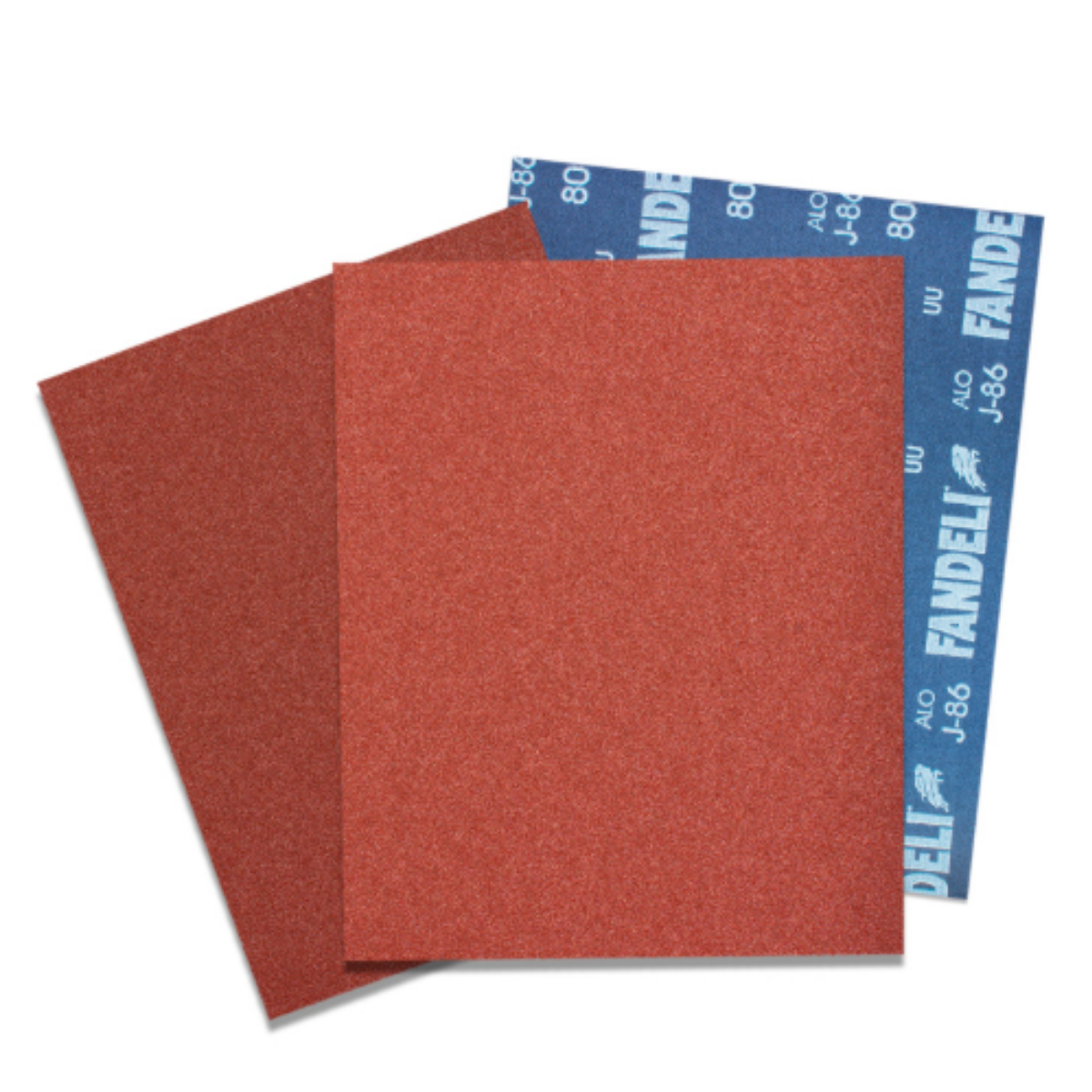 00073-50pzas - Fandeli - Lija de Madera y Metal J-86 - Grano 80