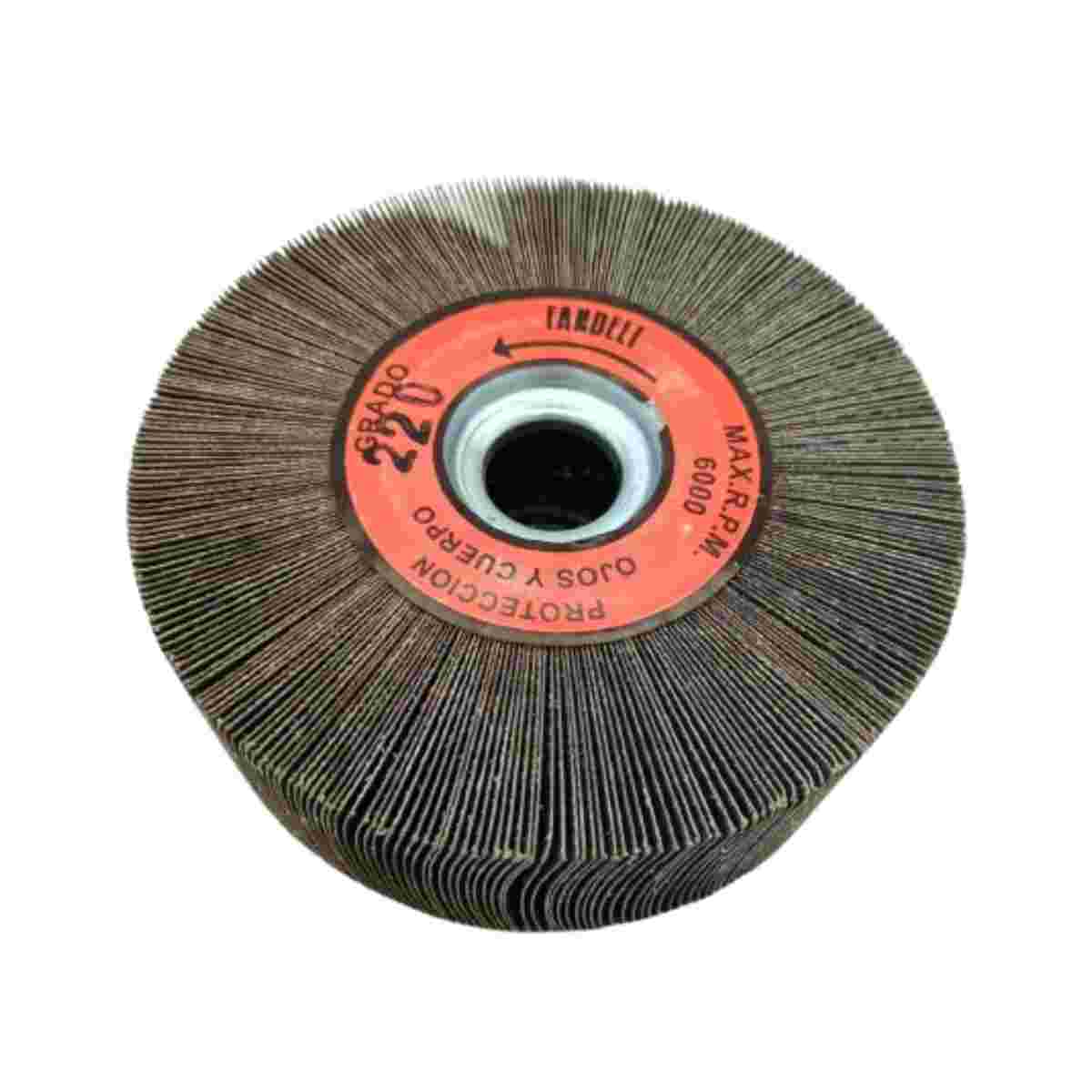 02068 - Fandeli - Rueda Flap G220 C/brida Metalica 6x2x1