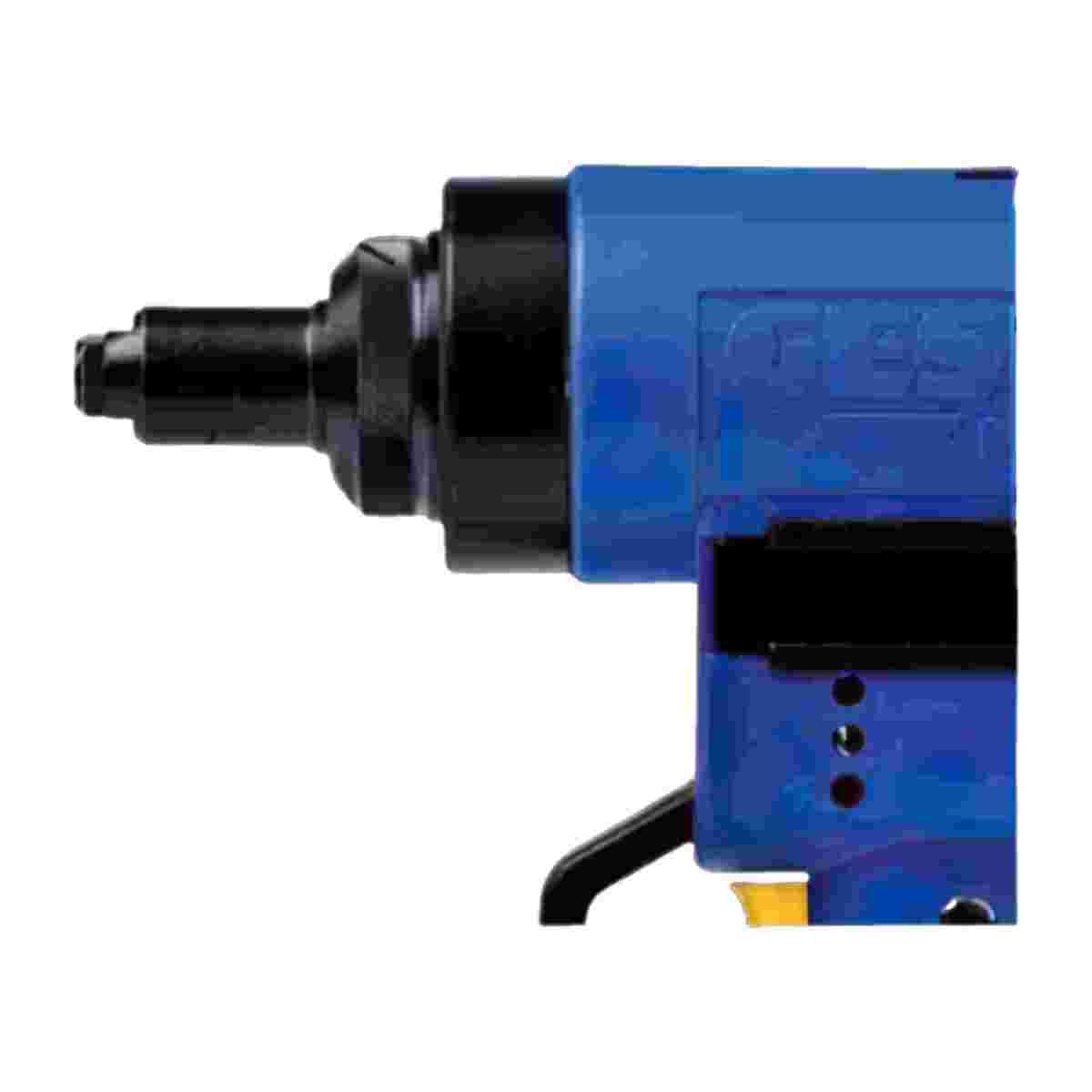 1457182-Q - Gesipa - Remachadora inalámbrica Powerbird Gold Edition con gatillo de presión - Batería 14,4 V/2,6 Ah - cargador y estuche de transporte