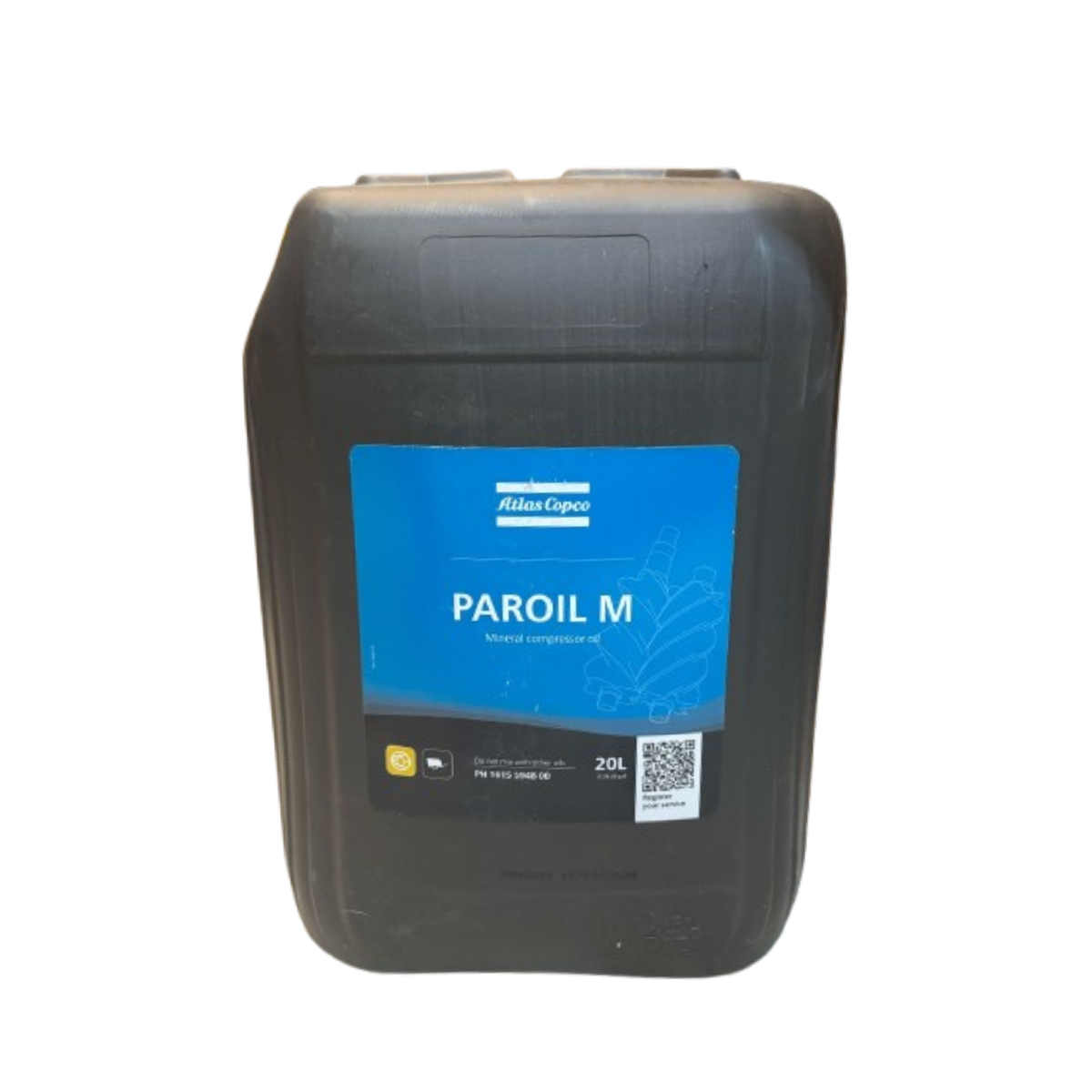 1615594800 - Atlas Copco - Aceite Mineral Para Compresor Portátil CP - PAROIL M 20L