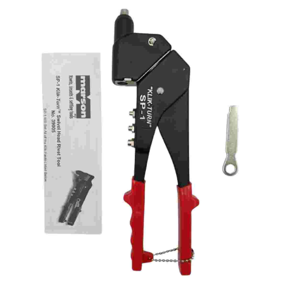 MA-39005 - Marson - Remachadora Manual De Cabeza Giratoria -  SP-1 Klik