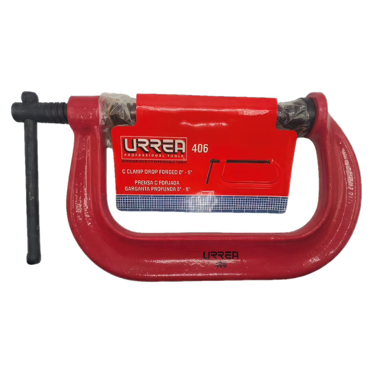 406-U - Urrea - Prensa Tipo "C" De 6" Forjada, Garganta Profunda