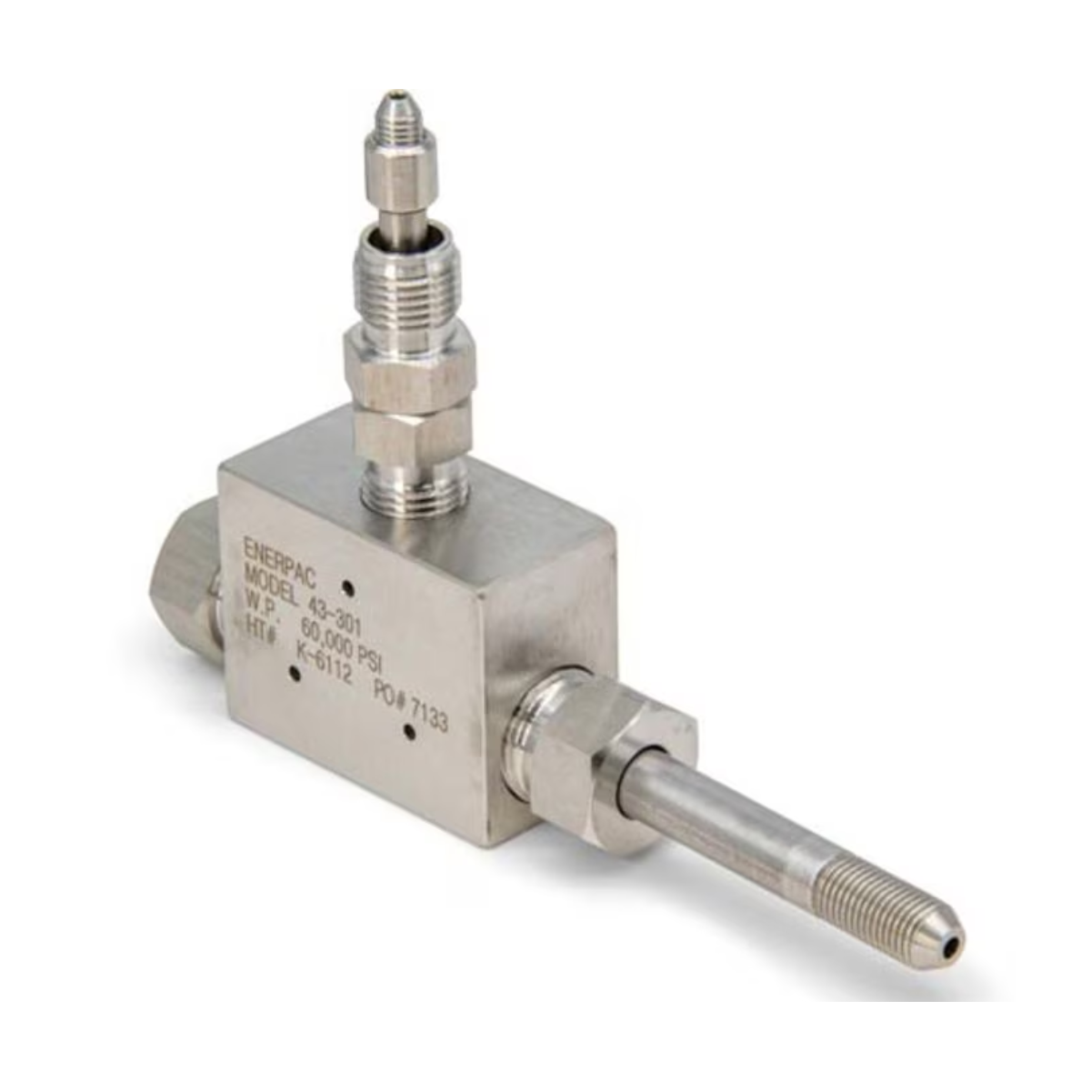 83011 Enerpac - Conexión para manómetro de cono de 0.25 pulg - Lado de cono de 0.38 pulg