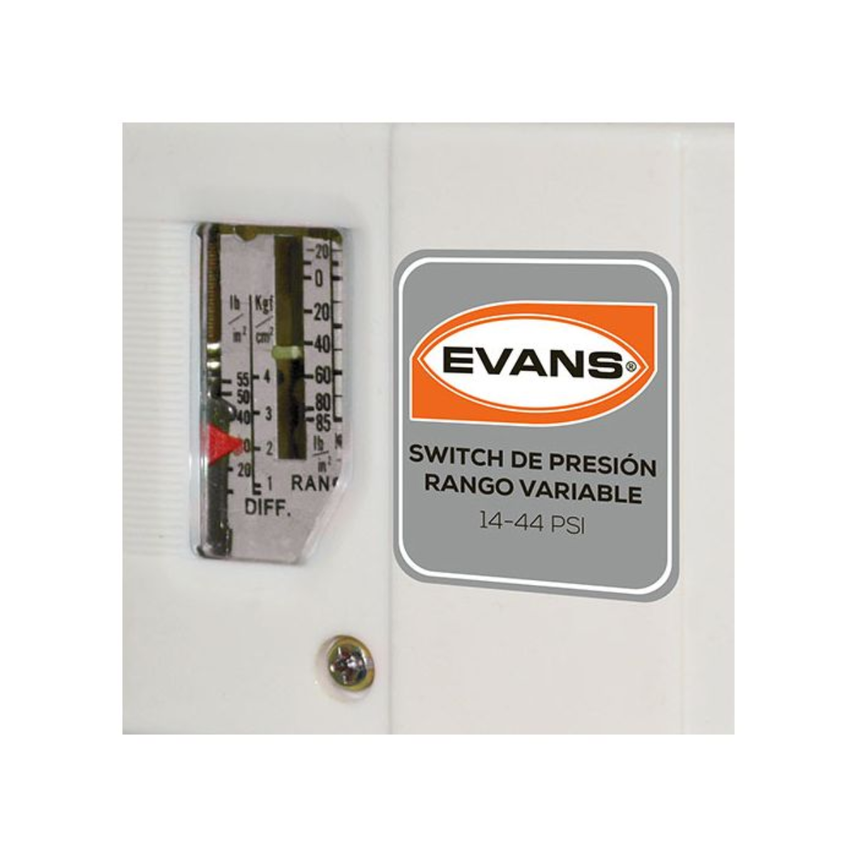AB-SP-PRO10 - Evans - Switch de presión rango variable - Presostato de precisión con rango de 1-10 kg/cm² (14-145 psi.)