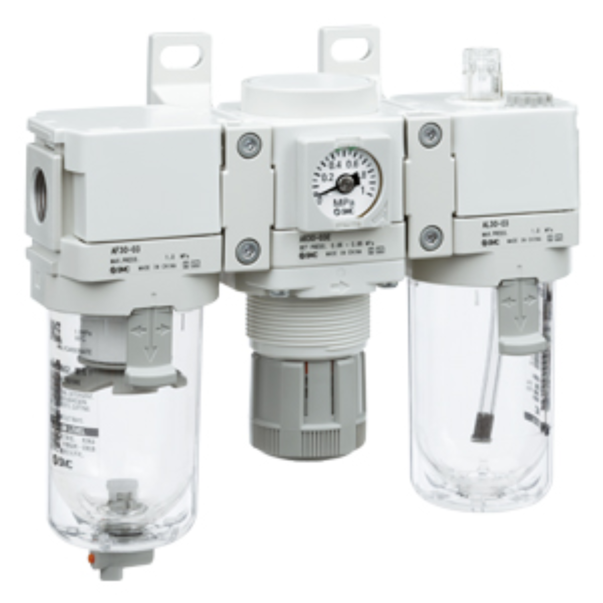 AC40A-N04-Z-D - SMC - Filtro regulador y lubricador - 1/2"