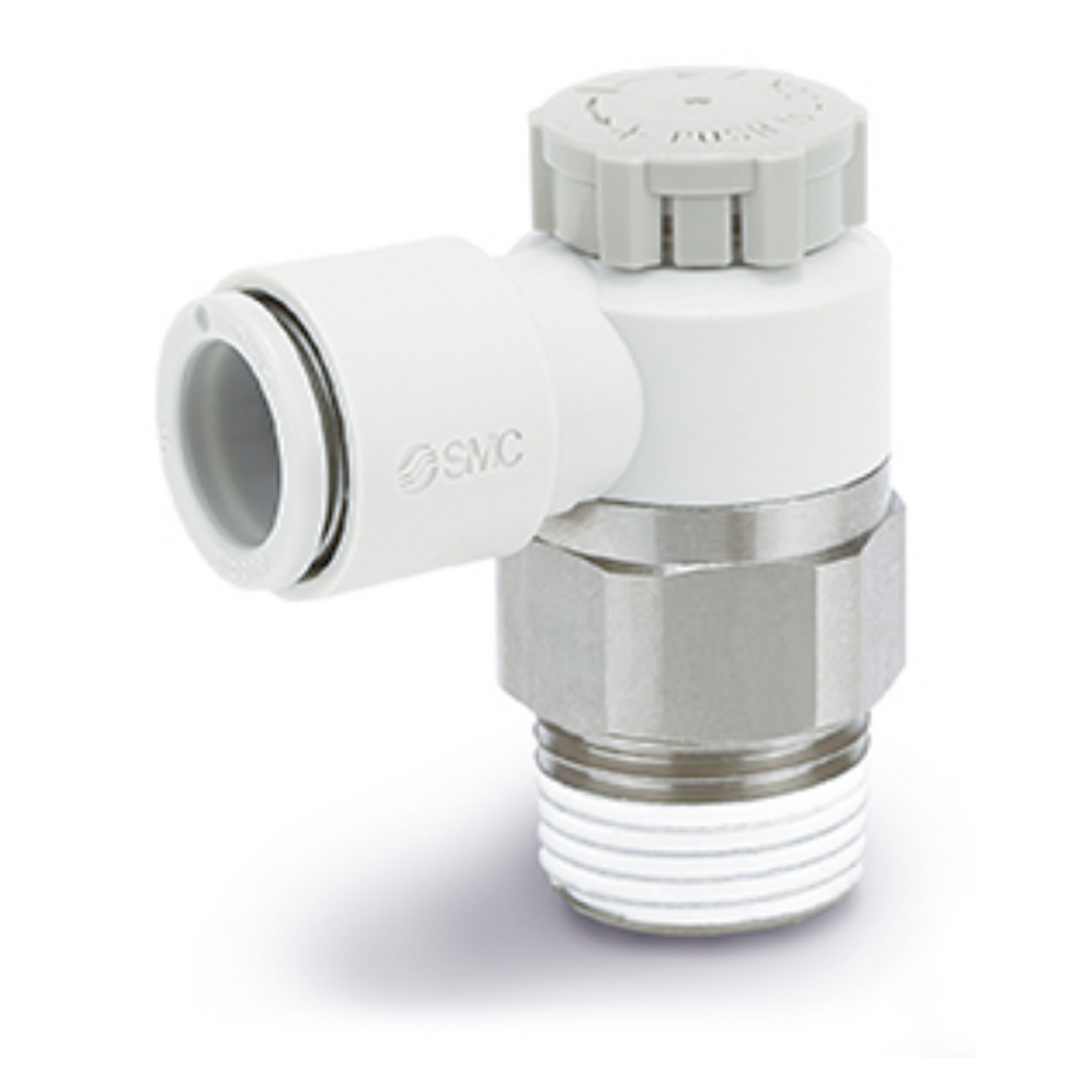 AS2201F-01-04SA - SMC - Control de flujo con conexión - 1/8" - Codo