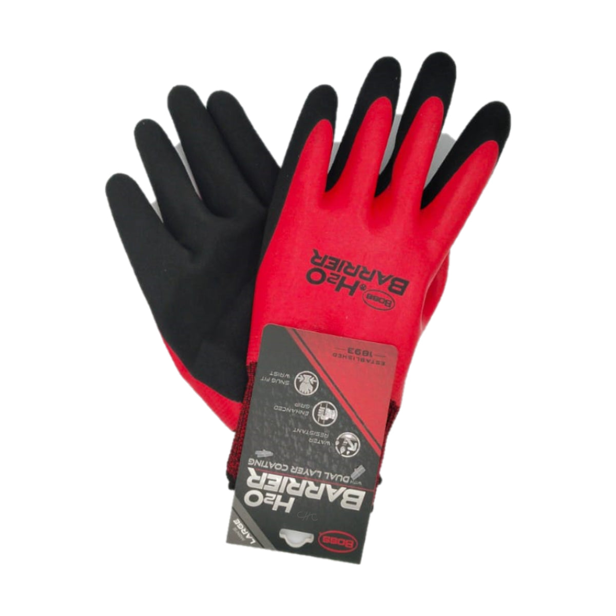 B32231-L - BOSS - Guante de espuma de látex se aplica en la palma - Talla: Grande / L /9