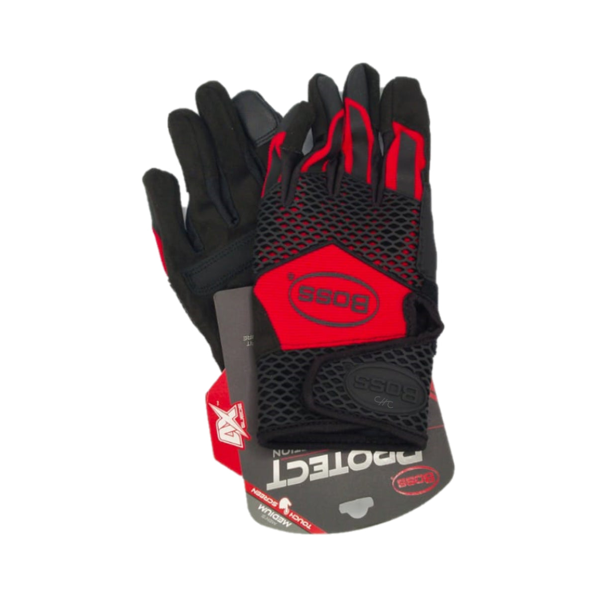 B52061-M - BOSS - Guante de trabajo de alto rendimiento de protección extra - Talla: Mediano / M /8