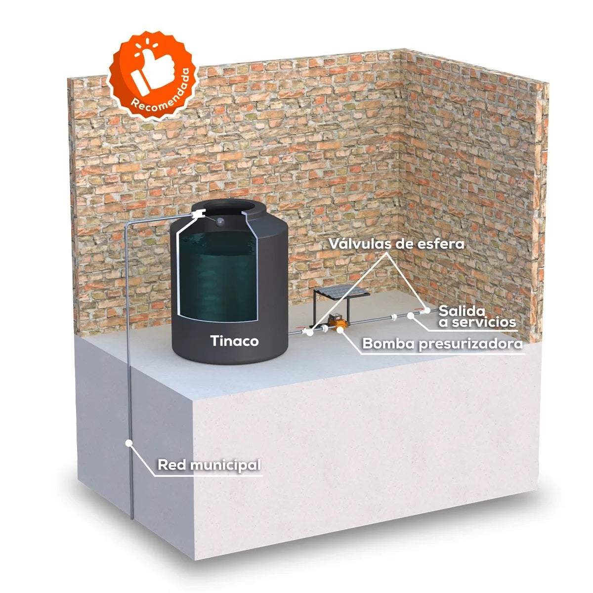 BP600W-A - EVANS - Bomba Presurizadora Evans de 600W automática y con controlador inteligente 110V Succión 1” x Descarga 1”.