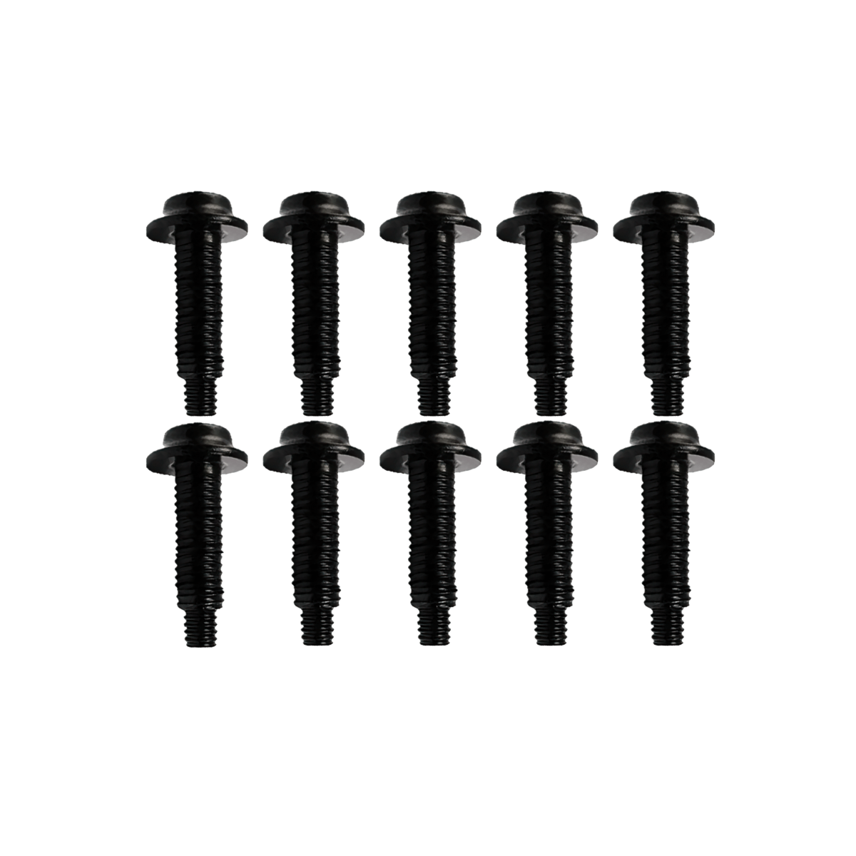 BT-DT24-24-10PACK - HUCK - Paquete - Perno Bobtail 3/4 pulgadas - Agarre de 1,500 - 1,870 pulgadas - Cabeza con brida, acero grado 8, acabado al aceite