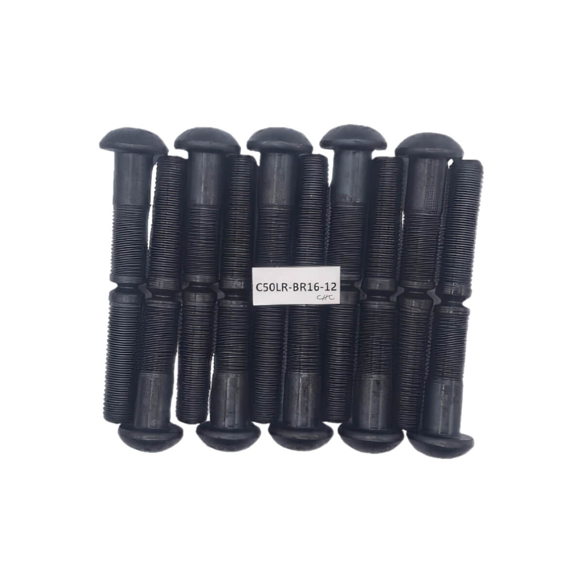 C50LR-BR16-12-10PACK - Huck - Paquete - Perno C50L 1/2" cabeza redonda, rango 0.750"-1.000", acero al carbón