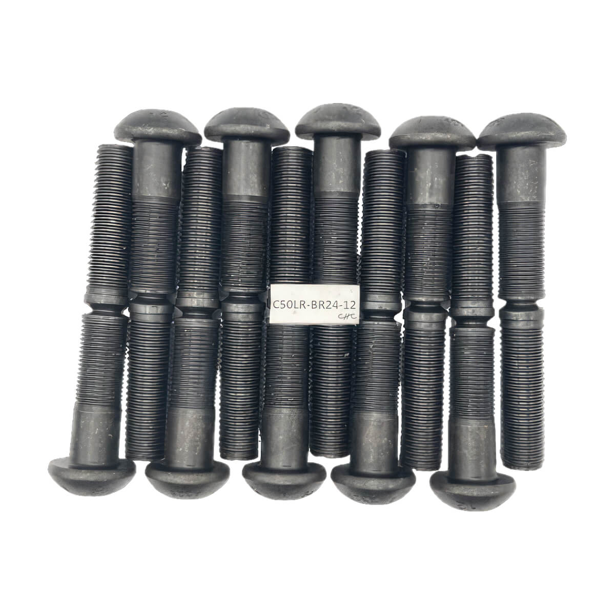 C50LR-BR24-12-10PACK - Huck - Paquete - Perno C50L 3/4" cabeza redonda, rango 0.750-1.000", acero al carbón