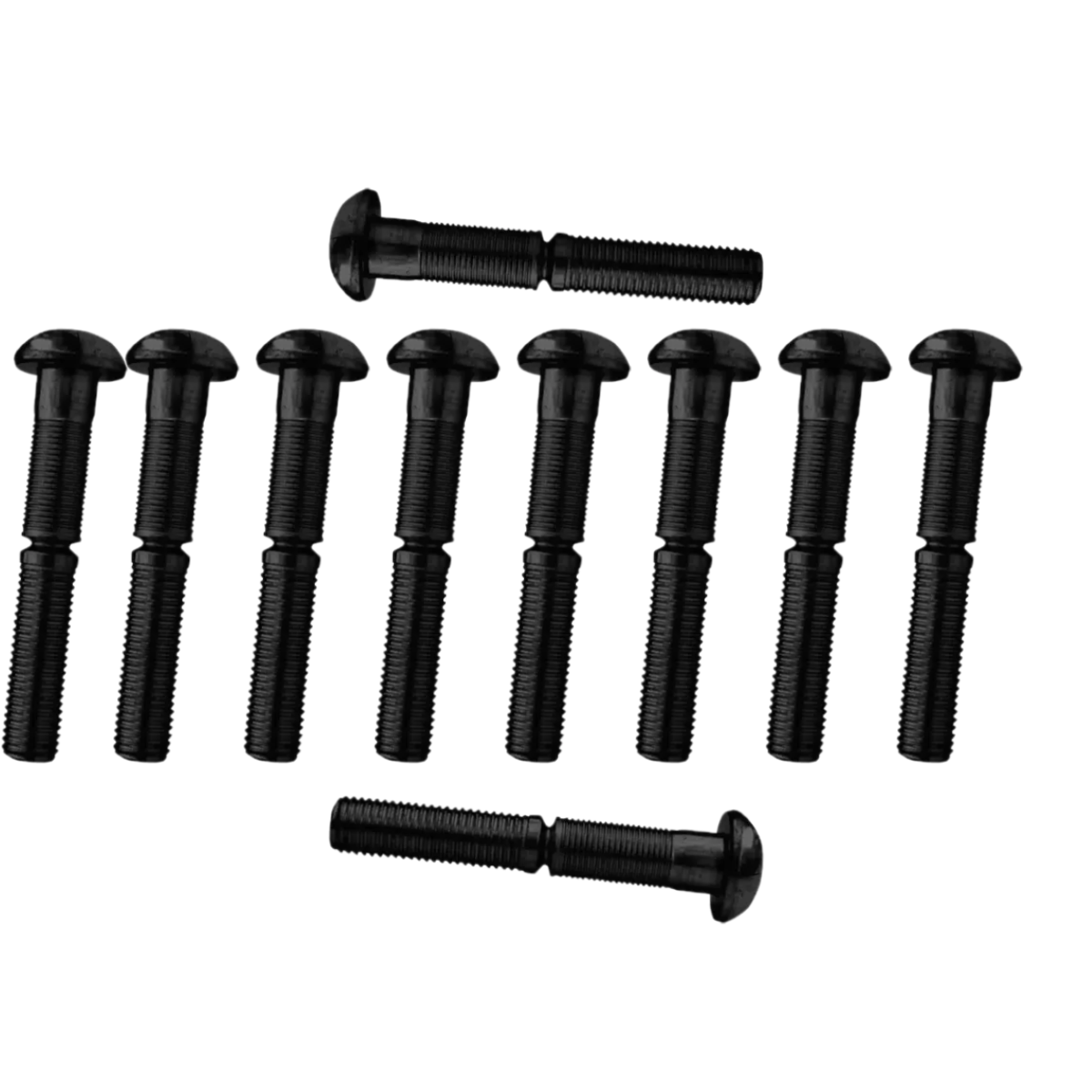 C50LR-BR24-16-10PACK - Huck - Paquete - Perno C50L 3/4" cabeza redonda, rango 1.000"-1.250", acero al carbón