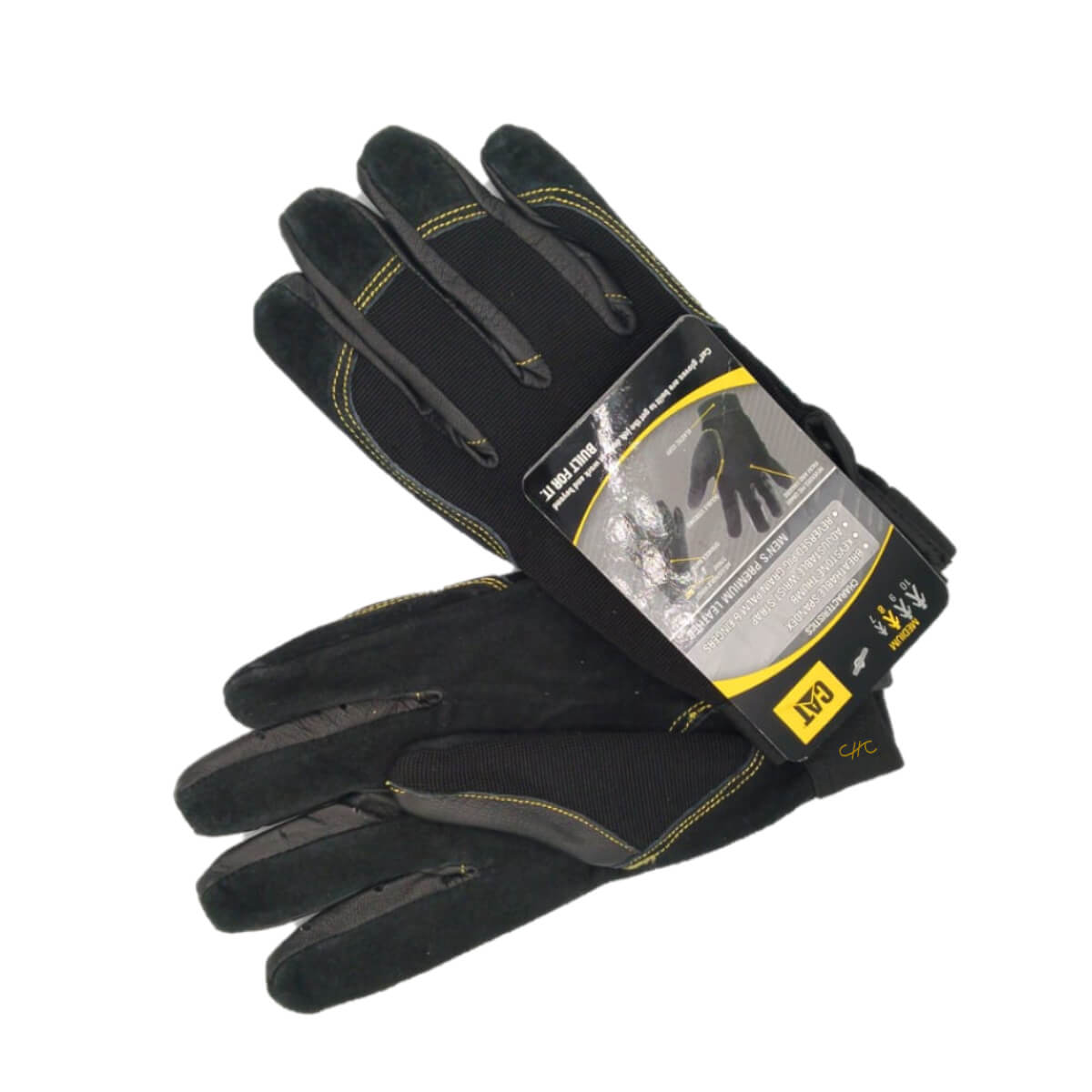CAT012201M - CAT - Guantes de piel de cerdo con palma invertida - Talla: M / 8 / M