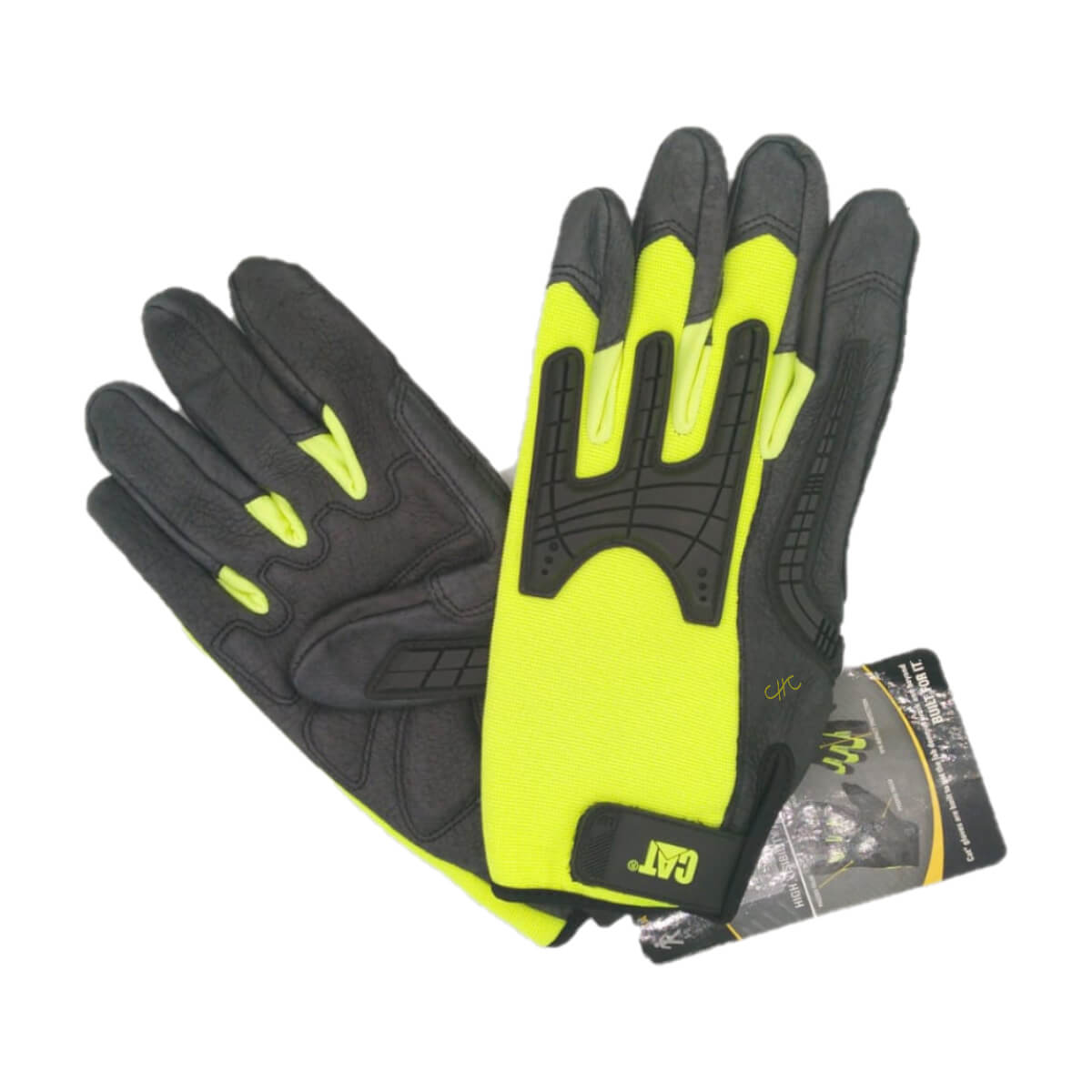 CAT012220L - CAT - Guantes de piel de cerdo para uso de impacto - Talla: L/8/G