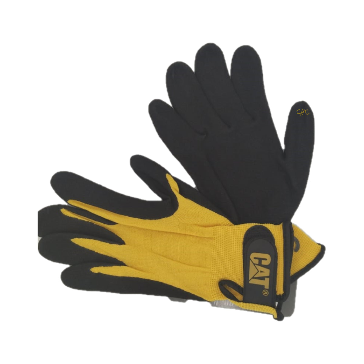 CAT017416L - CAT - Guantes tejidos de nylon con espuma de nitrilo celular - Talla: L/9/G