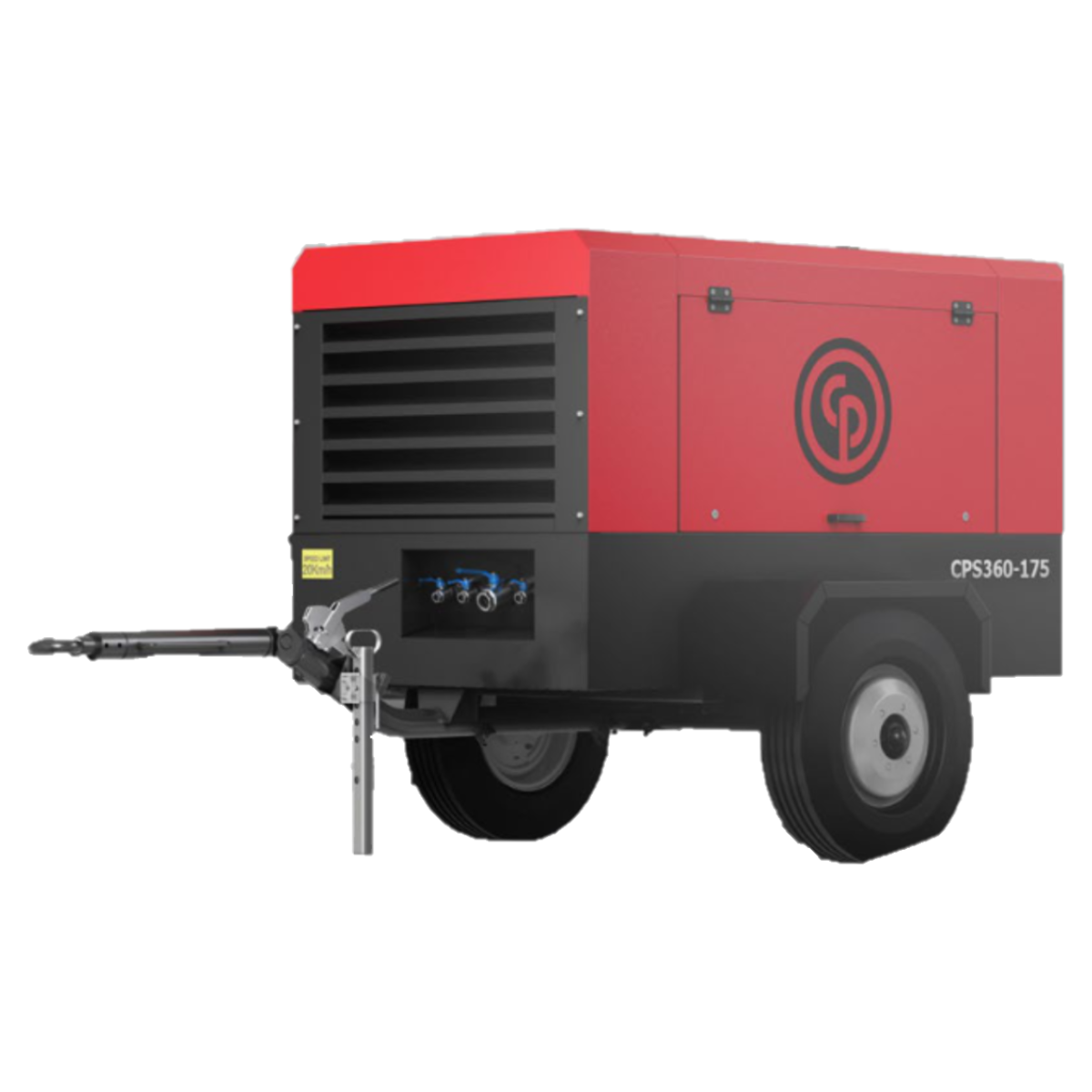 CPS 360-175 - Chicago Pneumatic - Compresor Portátil de Aire - 360 (cfm) - 175 (psi) - Cummins - 93 (KW) -1530(kg)