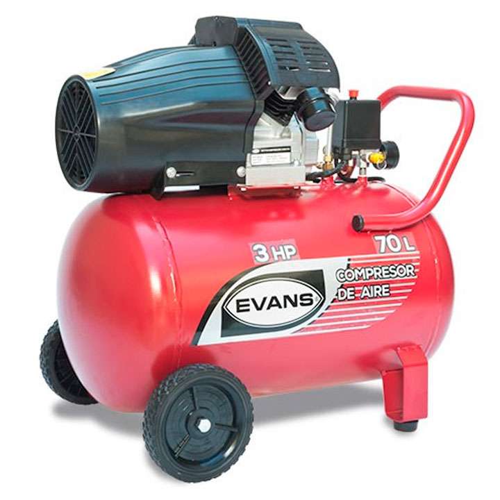 EC17VME300-070 - Evans - Compresor 3 HP - 70 L - 116 psi - Monofásico 120 V