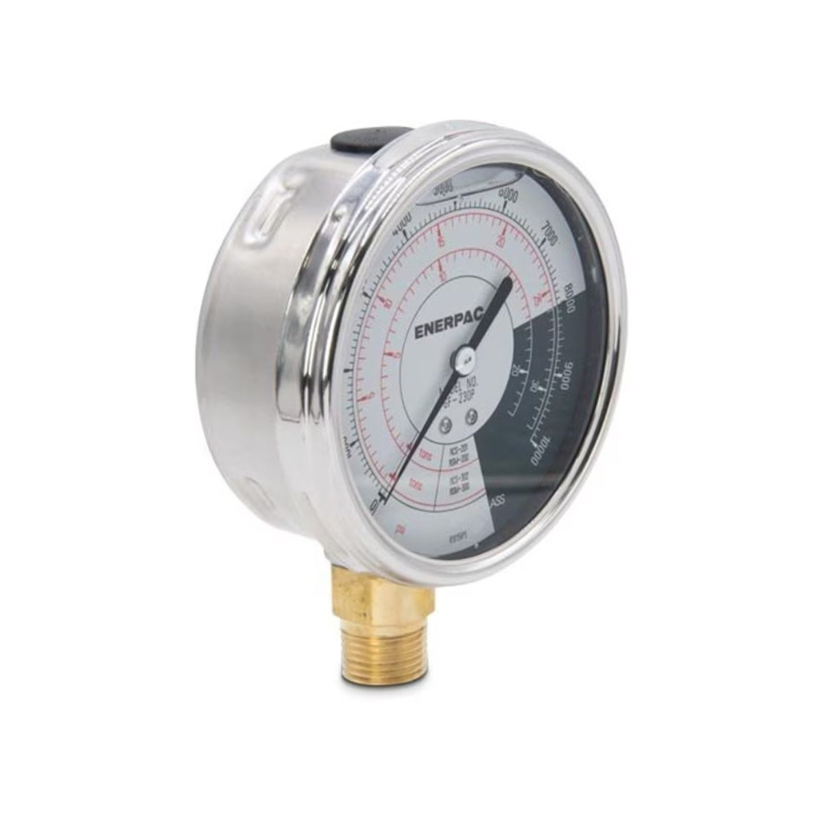 GF230P Enerpac - Manómetro Hidráulico - Rosca 1/2" NPT