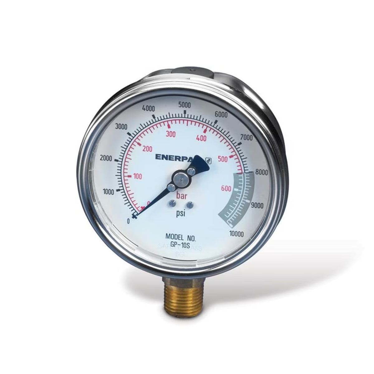 GP10S - Enerpac - Manómetro Hidráulico - Rosca 1/2" NPT