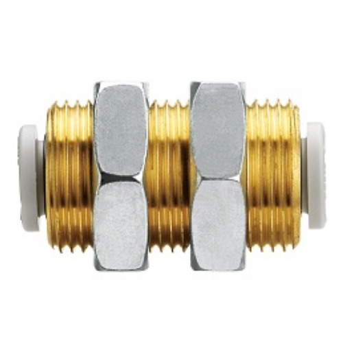 KQ2E08-00A - SMC - Conexión instantánea - Pasamuro tubo-tubo - 8 mm