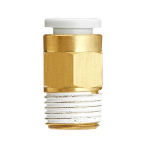 KQ2H12-02AS - SMC - Conexión instantánea - Recto macho hexagonal - Ø 12 mm - R 3/8, Rc 3/8