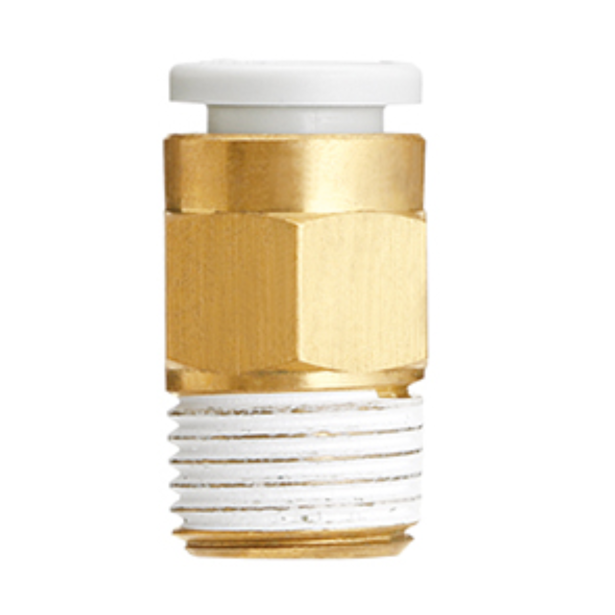 KQ2H04-01AS - SMC - Conexión Tubo 4mm - Rosca macho 1/8"