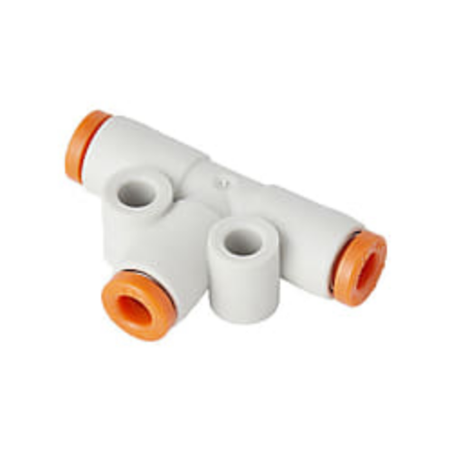 KQ2T01-00A- SMC - Conexión instantánea - Conexión Tubo - Rosca macho - T tubo-tubo macho -1/8" 