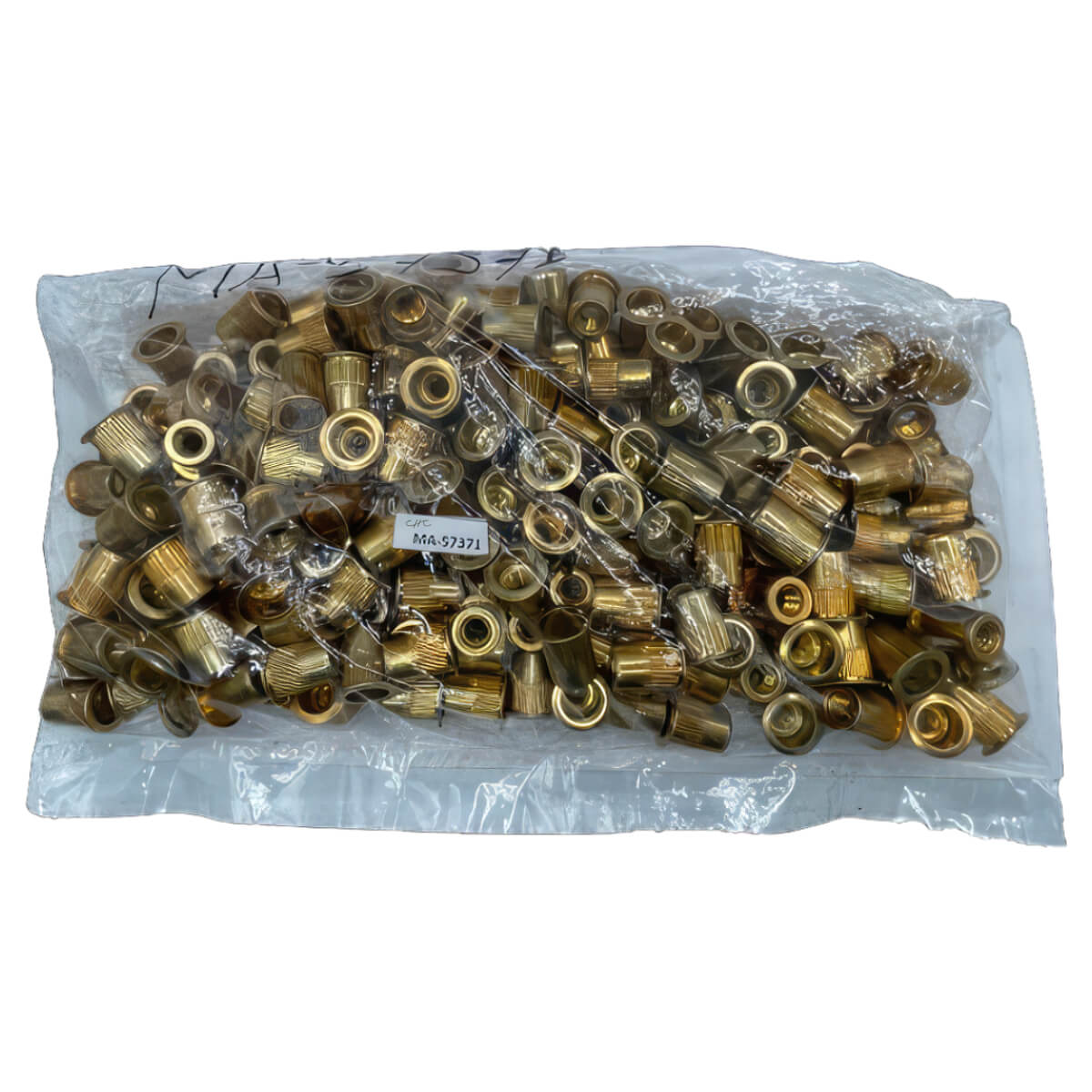 MA-57371-200PACK - Marson- Paquete Tuerca remachable - 5/16-18 UNC - Acero zincado estriada de cuerpo redondo - Rango de agarre: 0.027 - 0.150 pulgadas