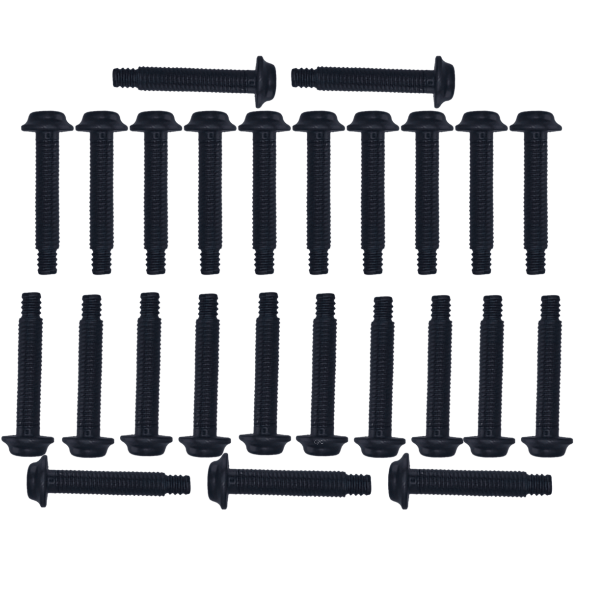 MBT-DT12-30-25PACK - Huck - Paquete - Perno Bobtail 12mm cabeza flanged, rango 25-35mm, aleación de acero clase 10.9