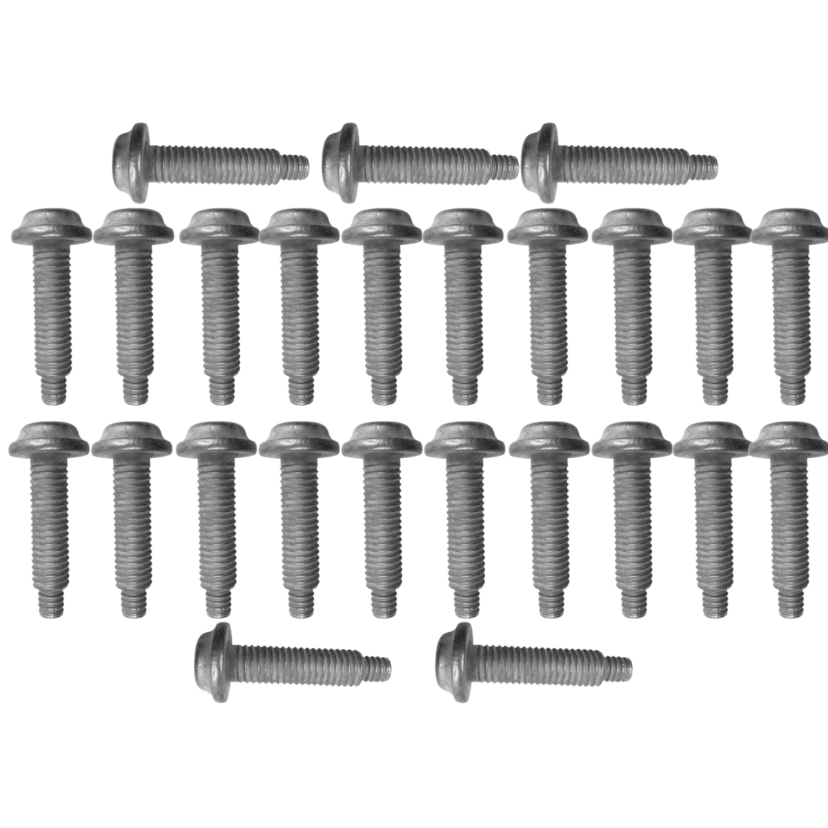 MBT-DT16-25-25PACK - Huck - Paquete - Perno Bobtail 16mm cabeza flanged, rango 20-30mm, aleación de acero clase 10.9