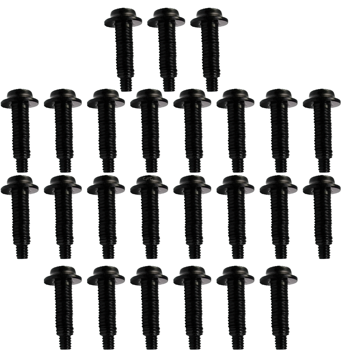 MBT-DT16-30-25PACK - Huck - Paquete - Perno Bobtail 16mm cabeza flanged, rango 25-35mm, aleación de acero clase 10.9