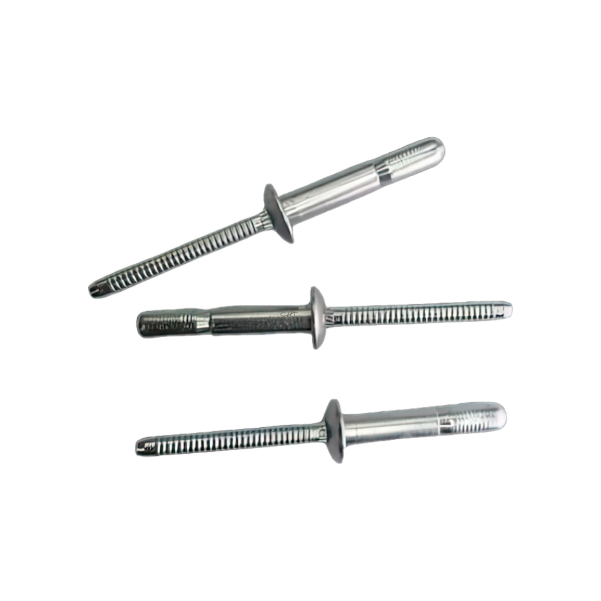 MGLP-R6-E - Huck - Remache MagnaLok 3/16" cabeza protruding, rango 0.062-0.437, acero al carbón zincado