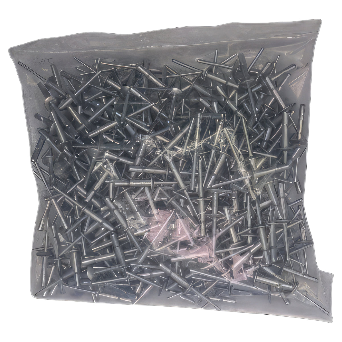 MGLP-R6-E-500PACK - Huck - Paquete - Remache MagnaLok 3/16" cabeza protruding, rango 0.062-0.437, acero al carbón zincado