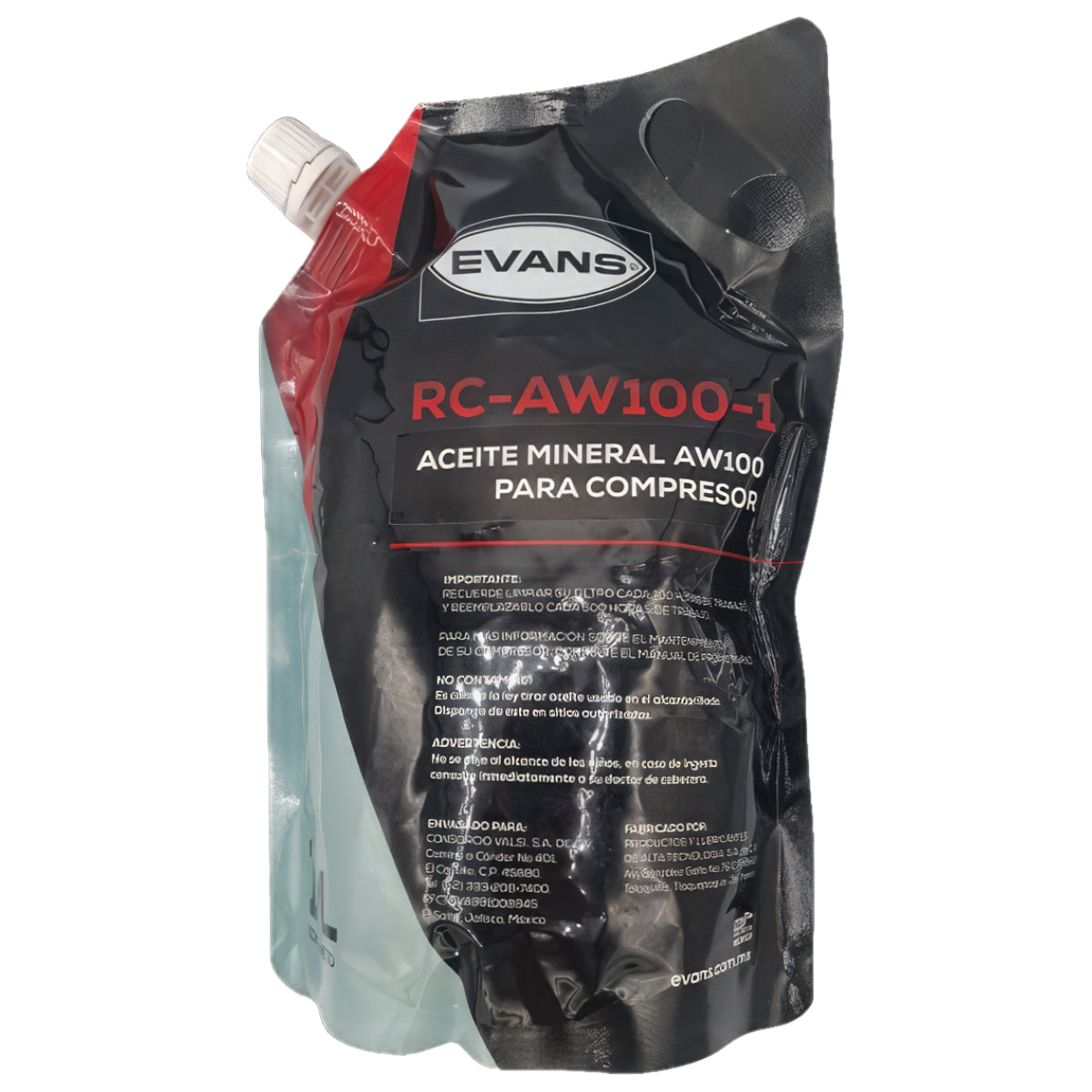 RC-AW100-1 - Evans - Aceite Mineral Para Compresor - 1 LITRO