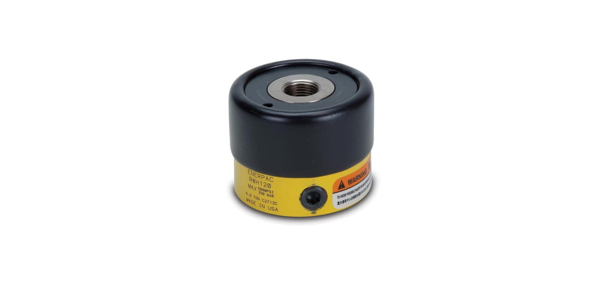 RWH121 - Enerpac - Cilindro hidráulico de émbolo hueco - 13800 lbs Capacidad, 1.02 pulg Carrera