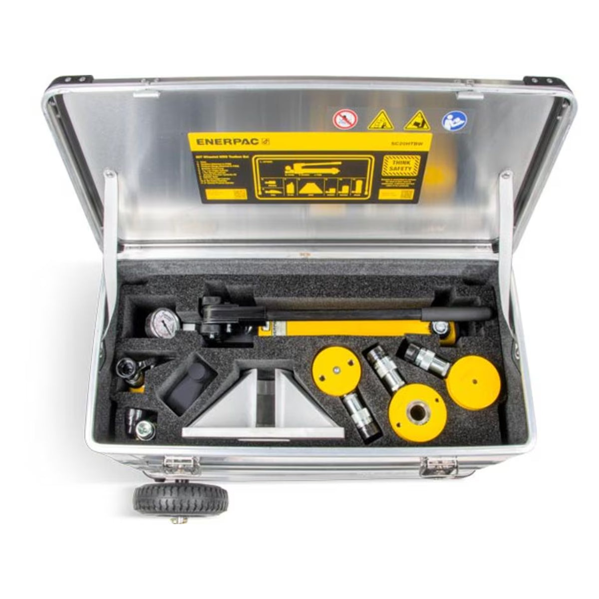 SC20HTBW - Enerpac - Caja de herramientas con ruedas - 20 Ton - Con Cuatro cilindros hidráulicos y bomba manual