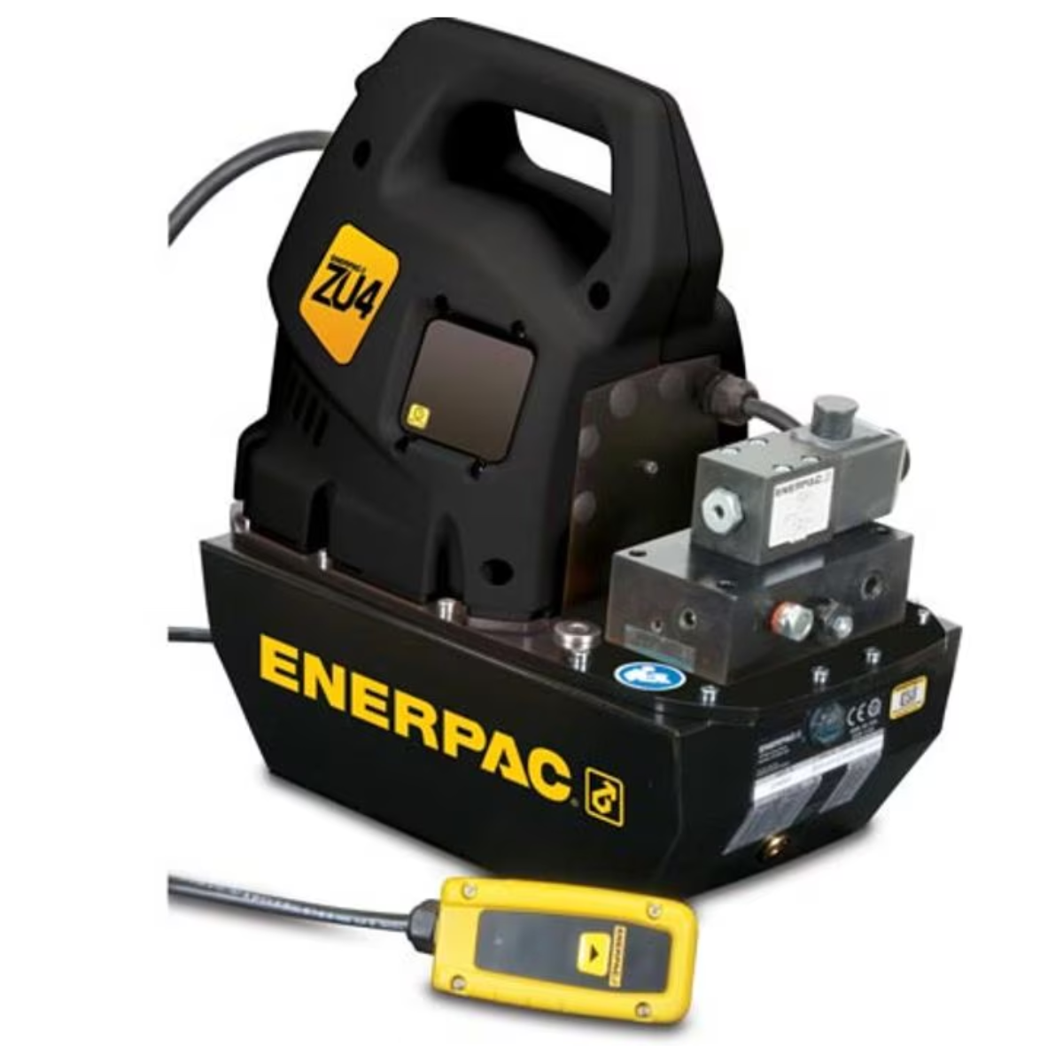 ZU4208SB  Enerpac - Bomba hidráulica eléctrica -  Pro -  3/2 válvula solenoide con control remoto - Pantalla LCD - 115V - 2.0 galones utilizable de aceite