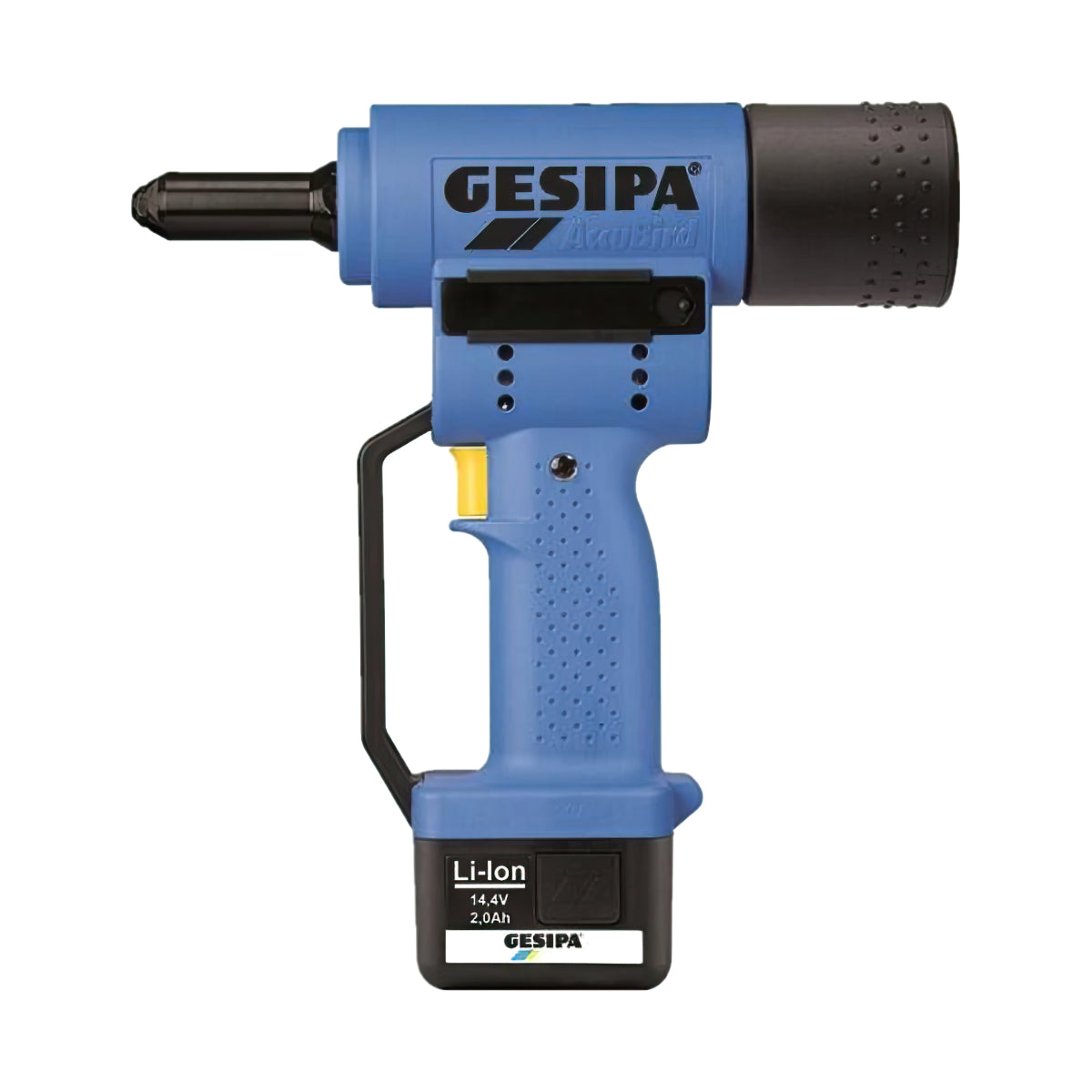 1457248 - Gesipa - Accubird "Clasica" - Remachadora inalámbrica máx. 6.0 mm - 1 Batería Li-Ion 14V / 2.0Ah, cargador y maletín