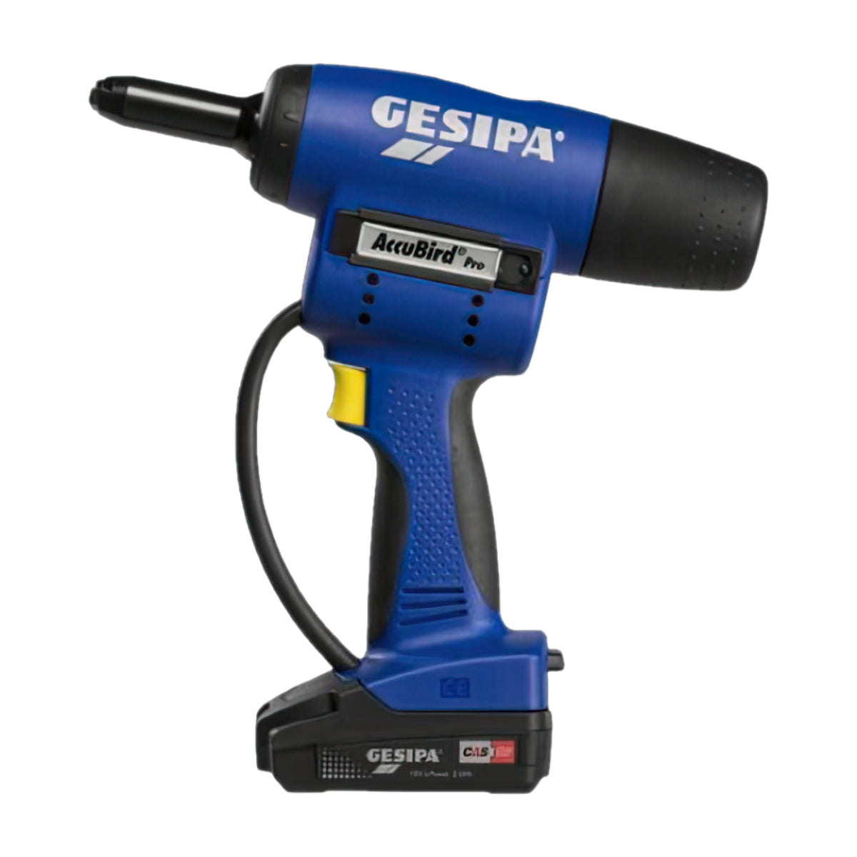 1689542 - Gesipa - Accubird Pro - Remachadora inalámbrica máx. 6.0 mm (15/64") - 1 Batería CAS Li-Ion 18V / 2.0Ah, cargador y maletín