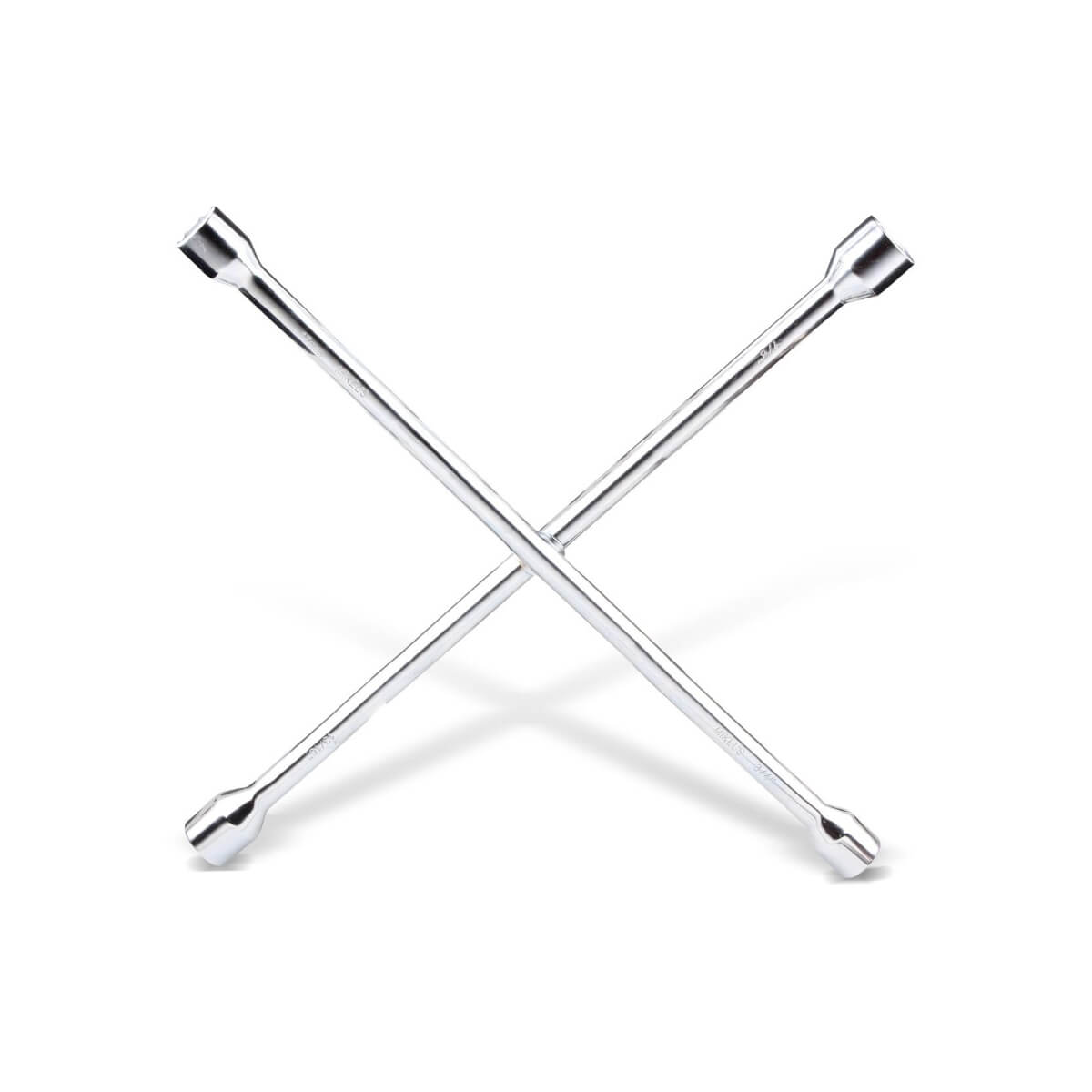 MI-CC-3 - Mikel's - Llave de cruz cromada 20” (13/16” - 3/4” - 17mm - 7/8”) - Cuerpo de 5/8" Acero forjado al alto carbono.