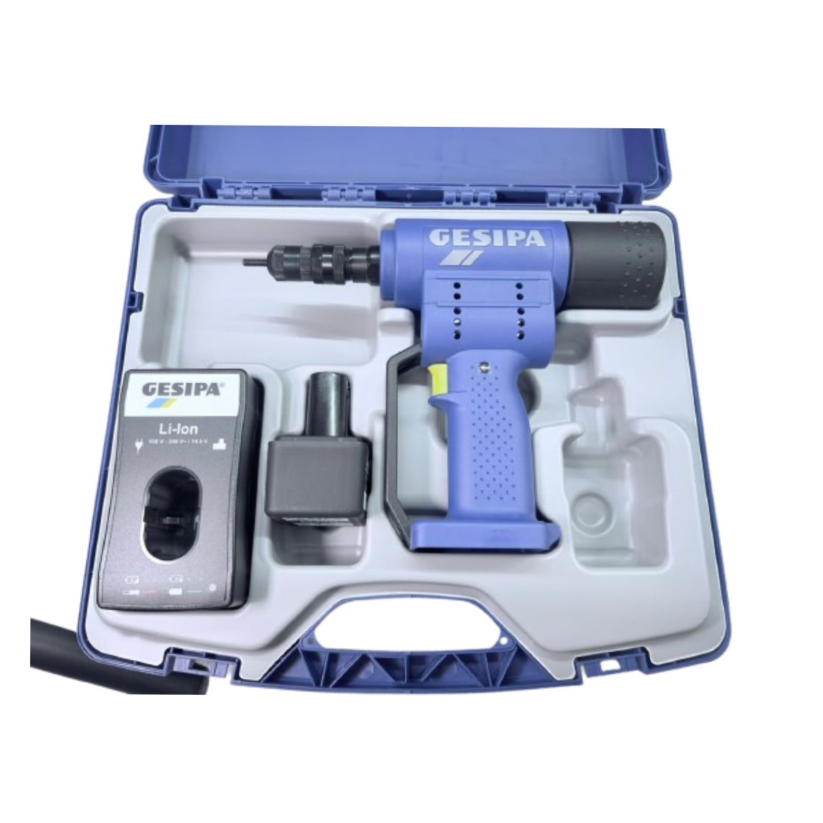 1457420- Gesipa - FireBird Remachadora inalámbrica para insertos - 1 Batería 14.4 V, 1.3 Ah