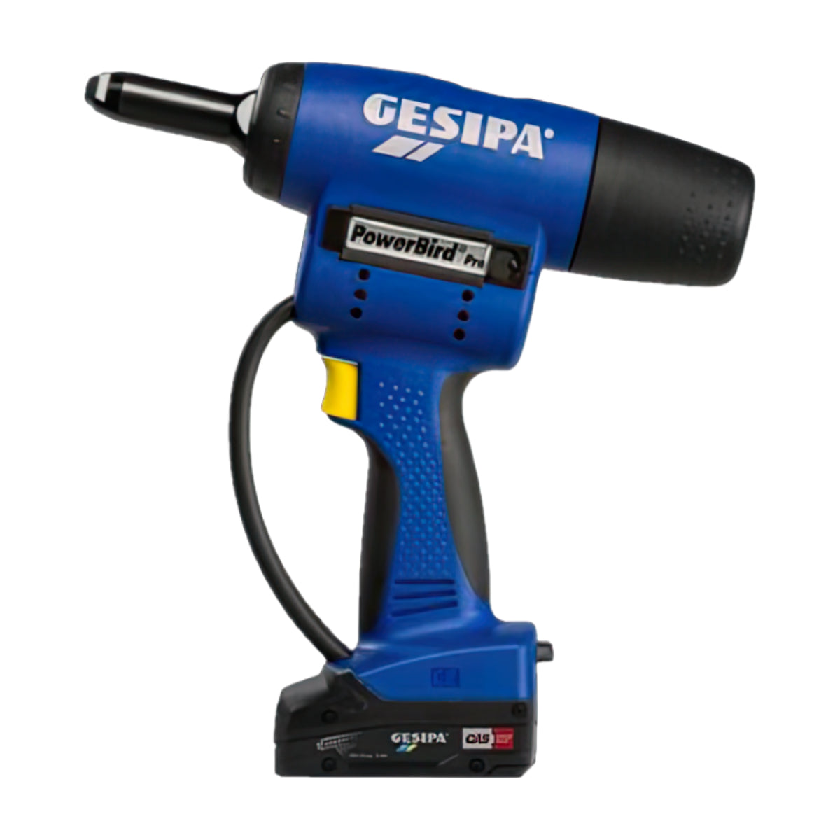 1705023 - Gesipa - PowerBird Pro Gold Edition - Remachadora "pop" inalámbrica máx Ø 8 mm (5/16") - 2 Baterías CAS Li-Ion 18V / 2.0Ah, cargador y maletín