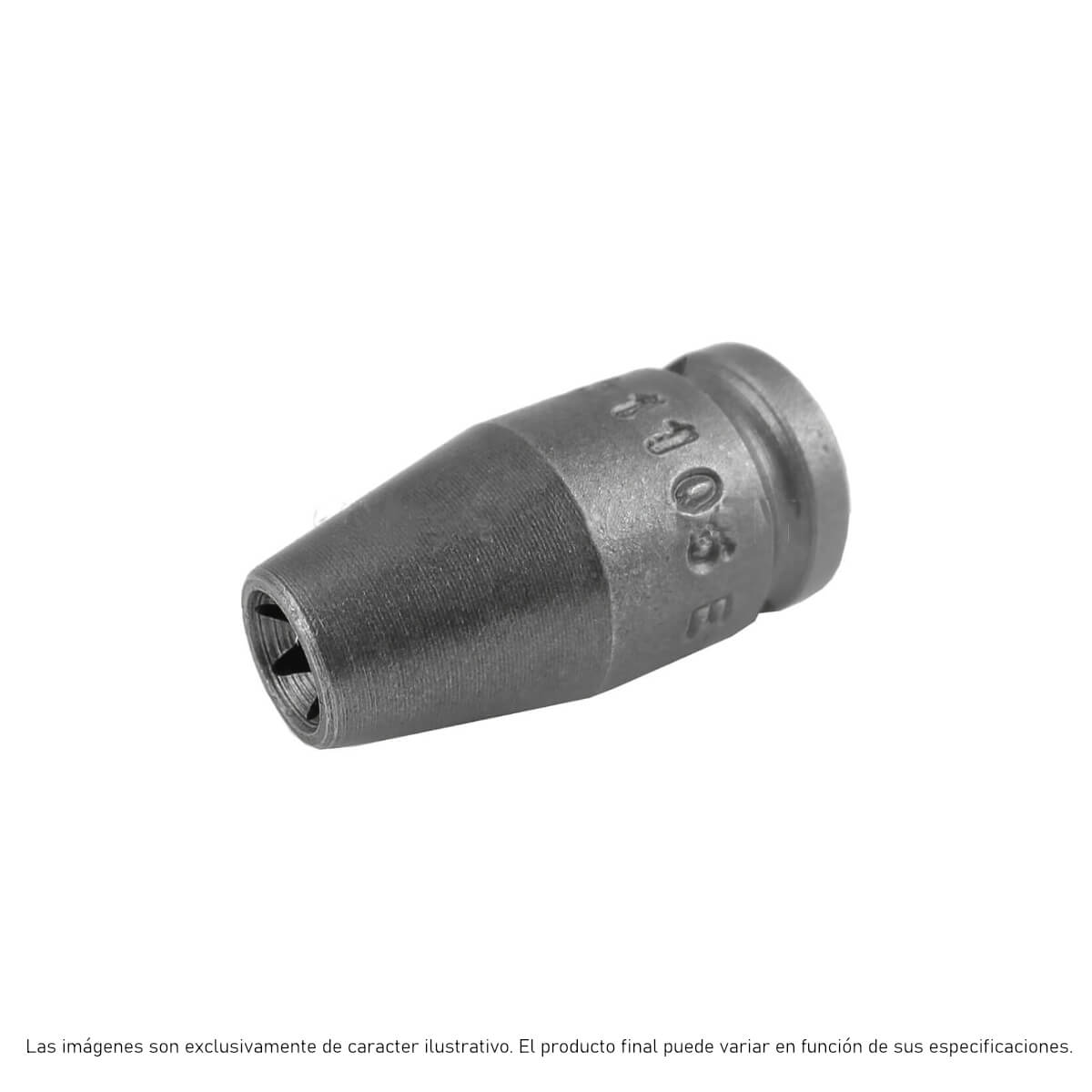 1106 - Apex - Dado de impacto estándar - Hex 3/16" x Cuadro de 1/4" - Long. 7/8 "