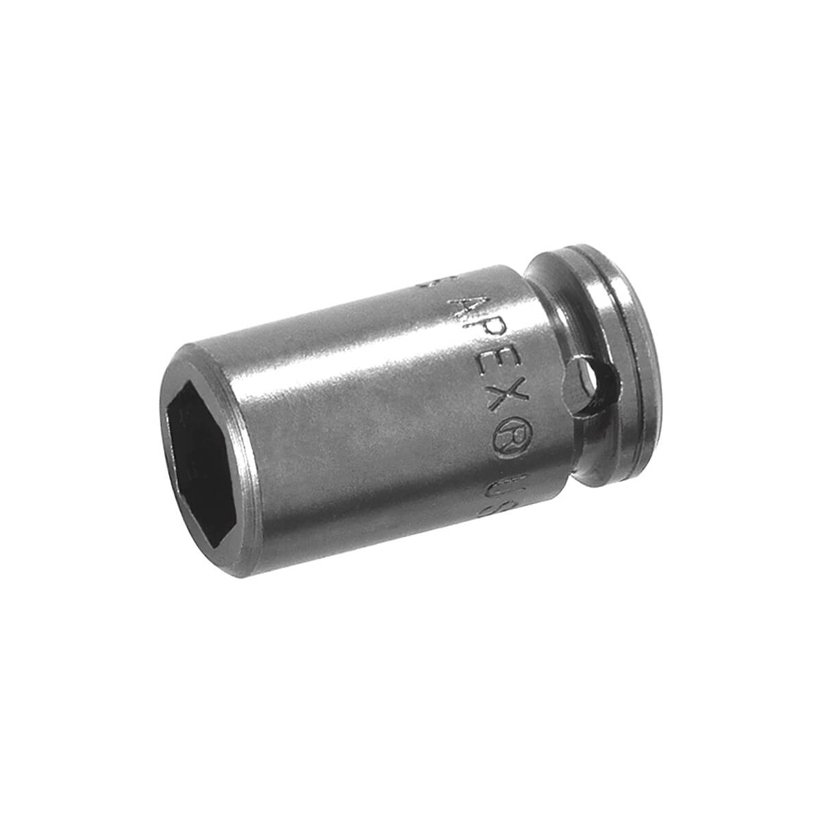 1112 - Apex - Dado de impacto estándar - Hex 3/8" x Cuadro de 1/4" - Long. 1 "