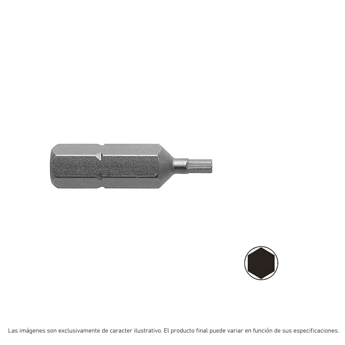 185-4MM - Apex - Punta Allen 4mm - Inserto Hex 1/4"