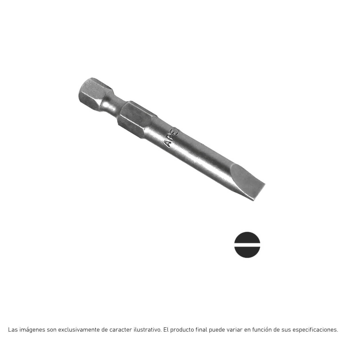 326-6X - Apex - Punta Plana - Punta Power Drive - Plano 12F/14R - Plano Hex 1/4"