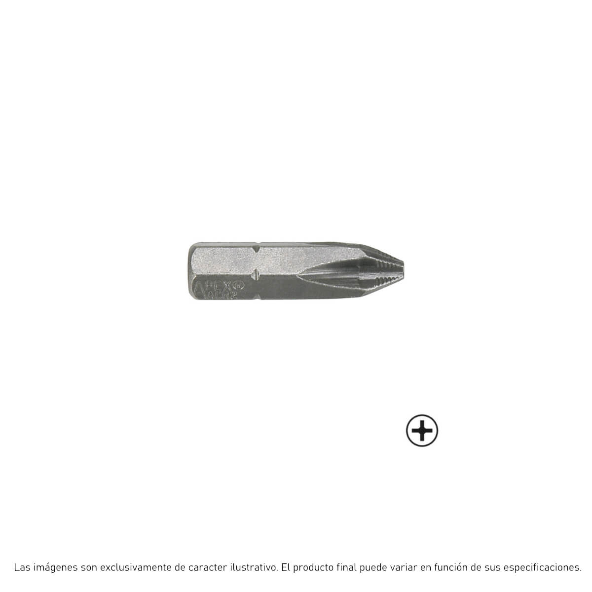 440-2-ACR2-RX - Apex - Punta Cruz - Punta Phillips ACR #2 - Inserto Hex 1/4"