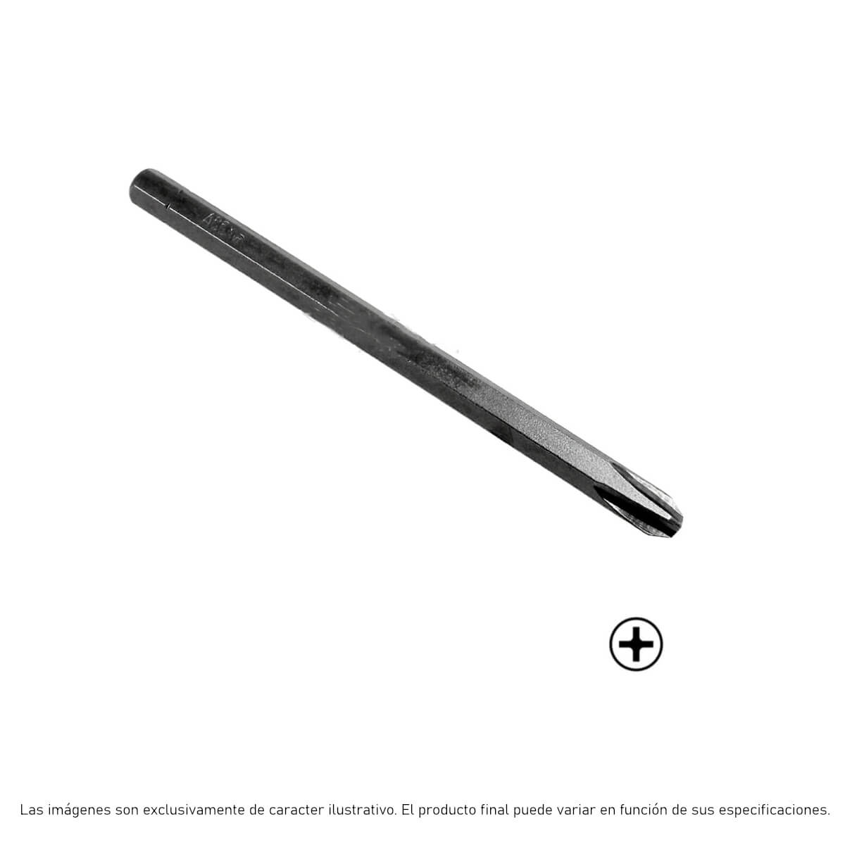 440-24X - Apex - Punta Cruz - Punta Phillips #2 - Inserto Hex 1/4"