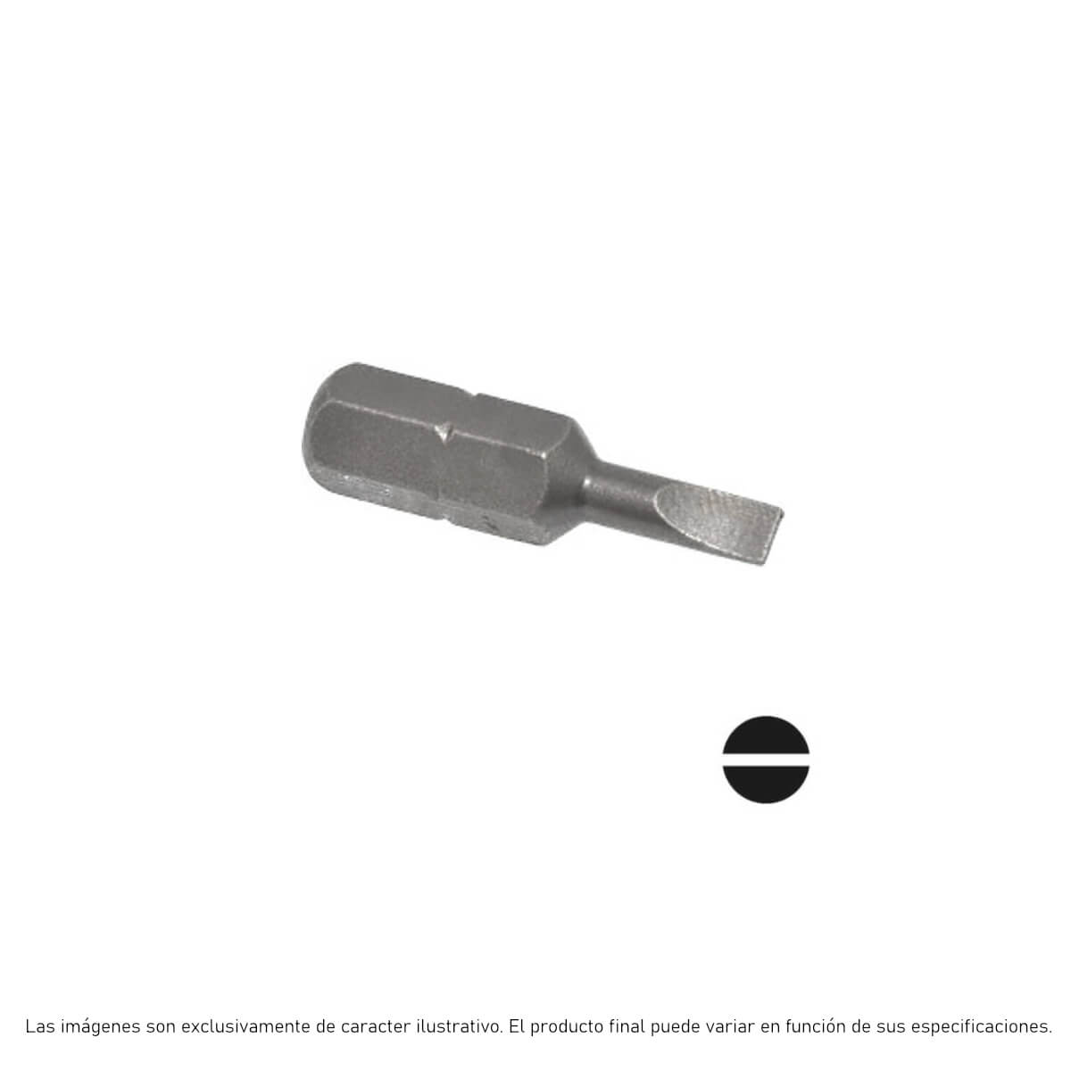 445-00X - Apex - Punta Plana - Plano 2F/3R - Inserto Hexagonal 1/4"